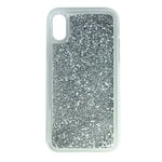 Babaco Phone Case For Iphone X/XS Liquid Glitter Effect, Silver