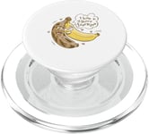 Banane jaune amusante contre banane marron lorsqu'elle est mûre PopSockets PopGrip pour MagSafe