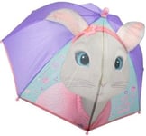 Peter Rabbit Lily Bobtail 3D Ears Childrens Character Folding Umbrella Kids Girl