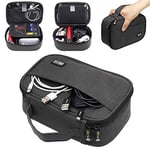 sisma Etui de Rangement pour Câbles Chargeurs Souris Ordinateur Adaptateur, Pochette de Transport pour Petits appareils électroniques et Accessoires - Édition spéciale