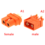 Xt60 2+1 Connector With Signal Pin Xt60ipw Xt60i Horizontal Plat Female