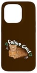 Coque pour iPhone 15 Pro Chat orange - Jeu de mots félin