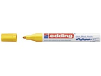 Färgpenna Edding 750 Permanent Gul 2-4Mm Rund Spets - (10 St)