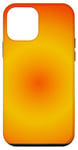 Coque pour iPhone 12 mini Dégradé simple de couleur jaune et orange