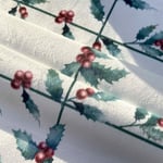 Bordslöpare Belum terciopelo White Christmas 1 Multicolour 50 x 145 cm Jul