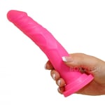 Get Real Happy Dick Dual Density Rosa - 19 cm