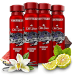 4x Old Spice Night Panther Deodorant Spray For Men 2x 150ml