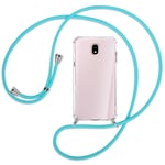 Collier pour Samsung Galaxy J5 2017 turquoise (A) Etui Coque avec cordon