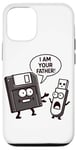 Coque pour iPhone 12/12 Pro Disquette vers clé USB 90s 00s Ordinateur Drôle Geek Joke