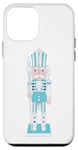 Coque pour iPhone 12 mini Casse-noisette assortis vintage bleu Merry Christmas jouets