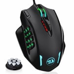 Redragon M908 IMPACT RGB LED MMO Mouse Laser Wired Gaming Mouse