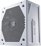 Cooler Master V650 Gold - V2 Bloc d'Alimentation, Prise EU - 650W, 80 Plus Gold, Modulaire, Alimentation PC ATX, Ventilateur FDB 135mm, Mode Semi-Passif, Garantie 10 ans, Câbles 16AWG PCI-e - Blanc