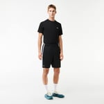 Lacoste Short Tennis léger bandes color-block Taille XXL Noir/blanc