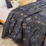 Belum Housse de Couette Harry Potter avec Boutons, 100% Coton, pour lit de 120 cm (200 x 200 cm)