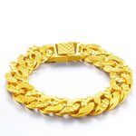 Matte Gold Bracelet Forever Not Fade Buckle Bracelet  Wedding Fine Bracelet