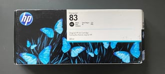 Genuine HP 83 UV Ink - BLACK / DESIGNJET 5000 5500 SERIES (INC VAT) BOXED