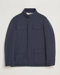 Herno Soft Nylon Field Jacket Navy