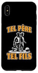 Coque pour iPhone XS Max Tel père tel fils accessoire joueur basketball humour