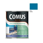 Comus - ancorbois marine bleu luzien 1L- Laque microporeuse pour la protection et la décoration des bois et dérivé