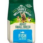 James Wellbeloved Complete Dry Adult Small Breed Dog Food Fish and Rice, 7.5 kg