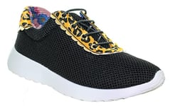 Irregular Choice Womens Green Fingers Trainers, Black/Gold E, EUR 38 (UK 5)