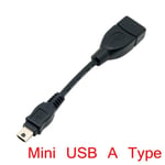 Mini A 10cm Câble Mini USB 2.0 Type A et Mini USB 2.0 Type B vers USB femelle OTG DV DC Nipseyteko