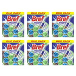 Bref Lot de 6 Duos pack 2 Blocs WC 50g Power Activ' Pin  Nettoyant Détartrant WC