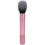 Real Techniques Pinceau de maquillage Ultra Plush, pour fard à joues souple, crème ou pressé, Rosy Glow Cheeks, pinceau à poudre moelleux, embouts en aluminium,1 unité