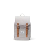 Herschel Unisex's Retreat Mini Backpack, Light Grey Crosshatch, One Size