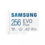 Samsung microSD EVO Plus 256GB (R130 Mb/s) Minneskort SDXC