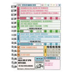 on off plan stickers -fox food diet diary 7 weeks fabulous planning 1466A5