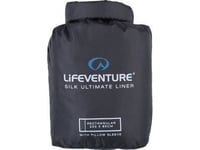 Lifeventure Silk Ultimate Sleeping Bag Liner, Rectangular, Black