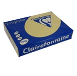 Clairefontaine Lot de 4 Ramettes 250 Feuilles Papier 160g A4 210x297 mm Certifié FSCCARAMEL