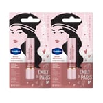 VASELINE x EMILY IN PARIS Nude Nouveau | Baume à lèvres teinté Stick (Lot de 2)