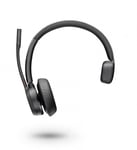 POLY Voyager 4310 Microsoft Teams Certified USB-A Headset +BT700 dongle Trådlös Huvudband Kontor/callcenter USB Type-A Bluetooth Svart