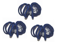 54 X Royal Blue Thick And Thin School Hair Elastic Bobbles Value Pack