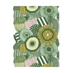 Marimekko Siirtolapuutarha voksduk White-green-light yellow-orange