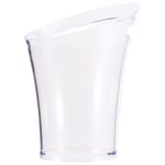 Clear Plastic Ice Bucket Bar  Wine Champagne Cooler for Home Kitchen3814