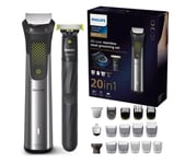 PHILIPS Series 7000 15-in-1 Wet & Dry Grooming Set - Black, Black