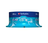 Verbatim Cd-R Azo Crystal, 52X, Cd-R, 120 Mm, 700 Mb, Spindel, 25 Styck