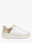 Geox Spherica ECUB-2 Trainers, White/Gold