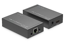 DIGITUS DS-55517 Extender HDMI/Splitter HDMI - Full HD 1080p 60 Hz - 120 m via câble LAN/Illimité via Ethernet (compatible IP) - Kit : émetteur & récepteur - HDCP 1.3