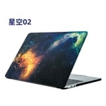 Convient pour MacBook Air étui de protection givré étui peint Apple étui de protection pour ordinateur portable-Starry Sky 02- 13.3 Air (A1369/A1466)