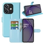 Oppo A60 5G      Pu Wallet Case    [Lightblue]