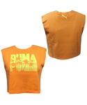 Puma x Fenty Orange Crop Top - Womens Textile - Size 8 UK