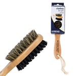 Korbond Industries Ltd Brosse à vêtement Double-Face - Convient pour Tout Type de Tissus - Élimine la saleté et la poussière incrustées Multicolore 20 cm