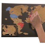 Ac-deco - Carte Du Monde a Gratter 40x60cm