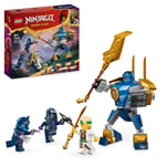 LEGO NINJAGO Jay’s Mech Battle Pack, Action Figure Toy for 6 Plus Year Old Boys,