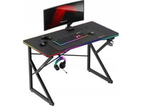 Huzaro Gaming Desk Huzaro Hero 1.7 Rgb Svart