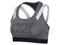 Nike VCTY COMP HBR Bra Soutien-Gorge de Sport Femme, Carbon Heather/Black/Black/Bla, FR : S (Taille Fabricant : S)